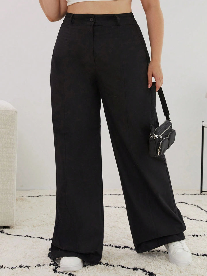 Pantaloni SHEIN, negru
