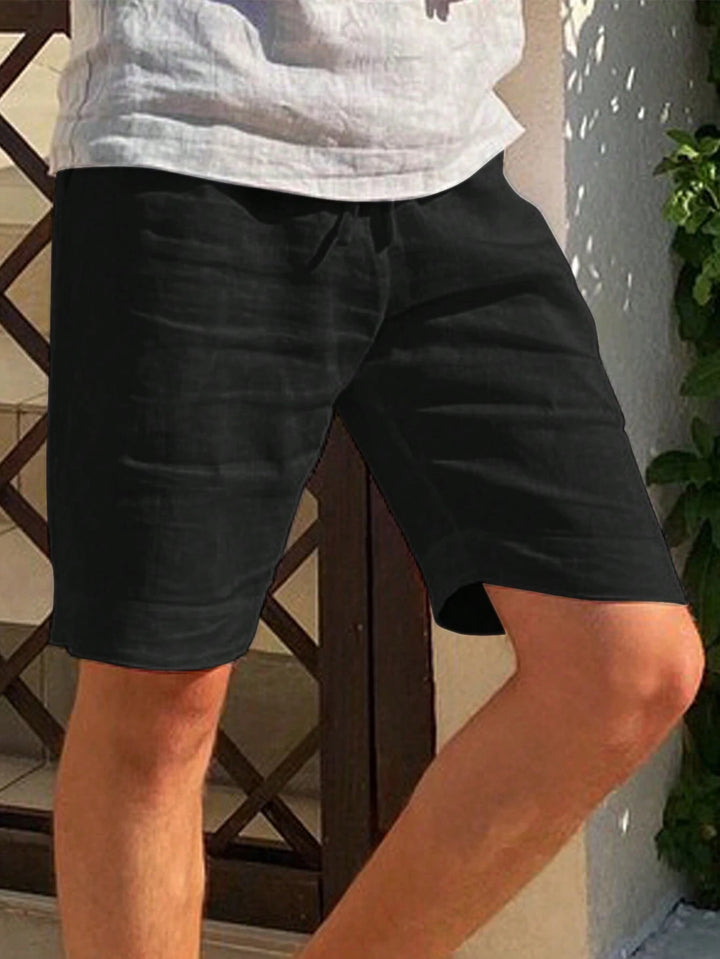 Pantaloni scurți SHEIN, negru