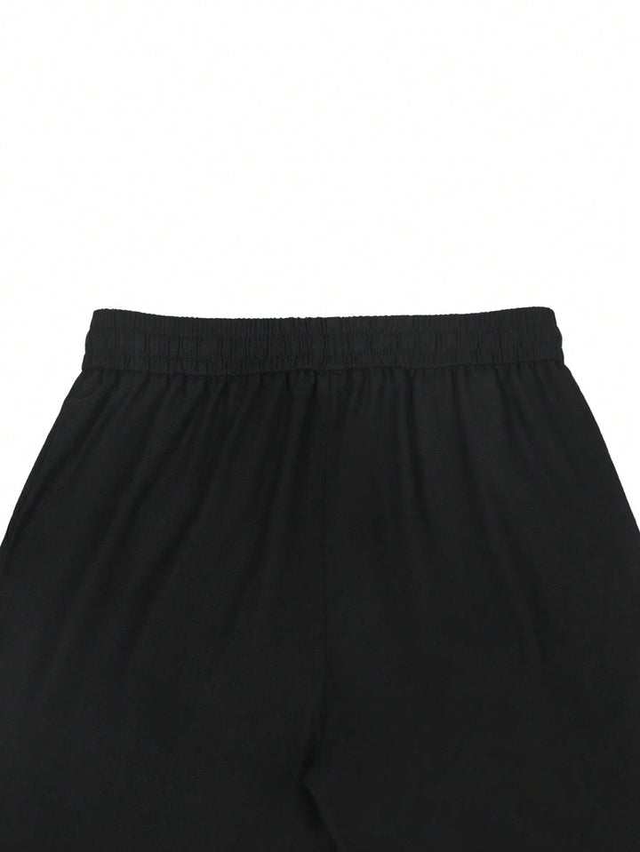 Pantaloni scurți SHEIN, negru