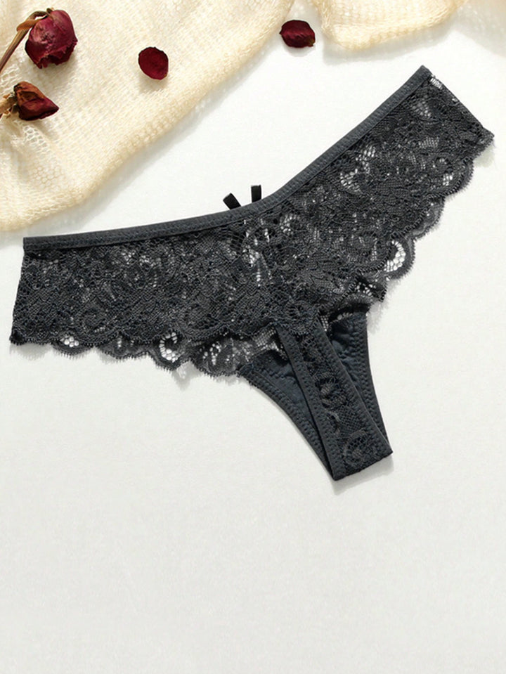 Slip tanga SHEIN, negru