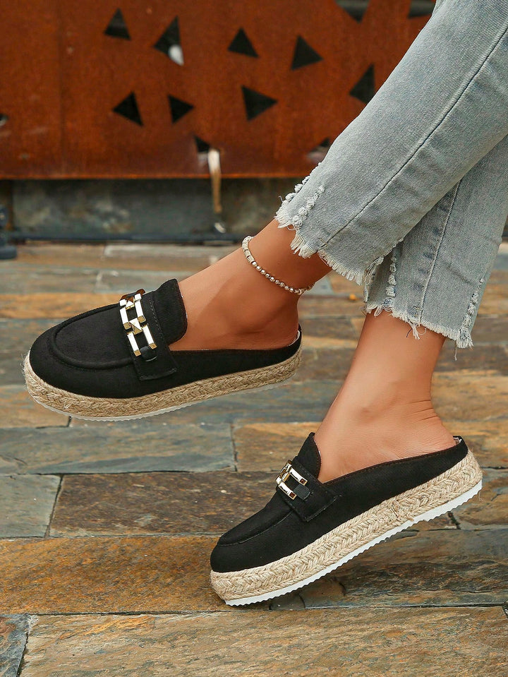 Mocasini SHEIN, negru