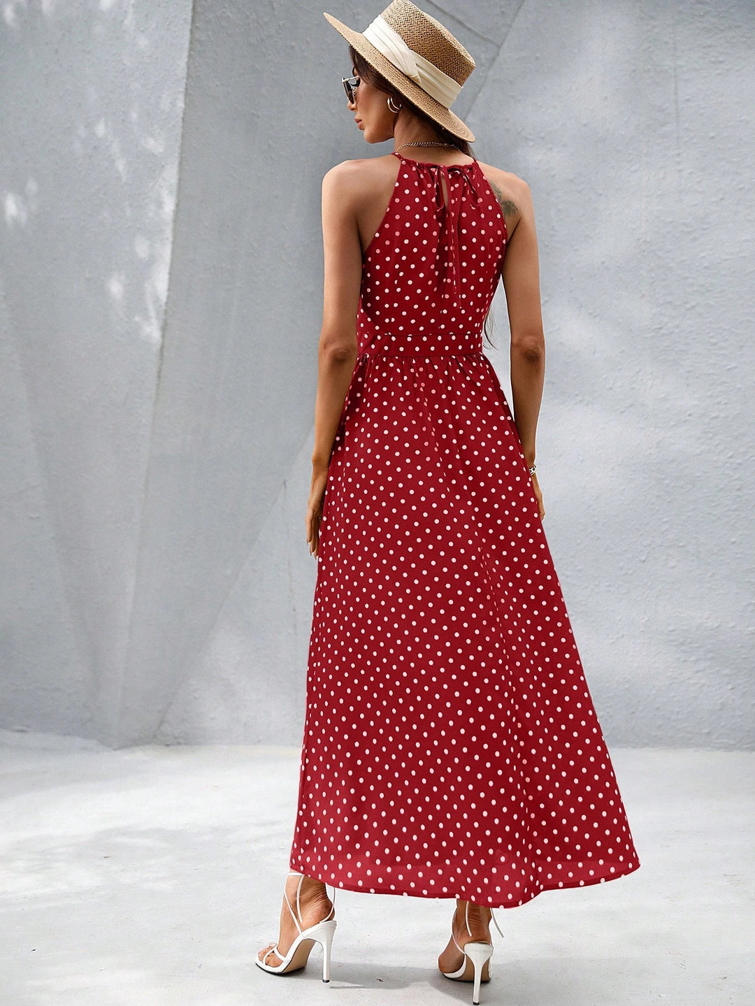 Rochie maxi SHEIN, roșu
