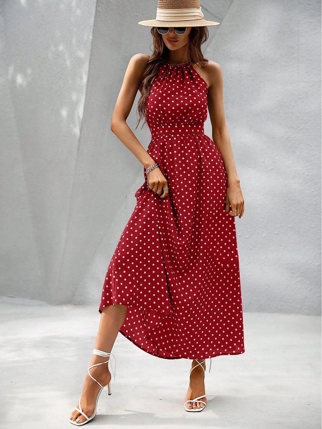Rochie maxi SHEIN, roșu