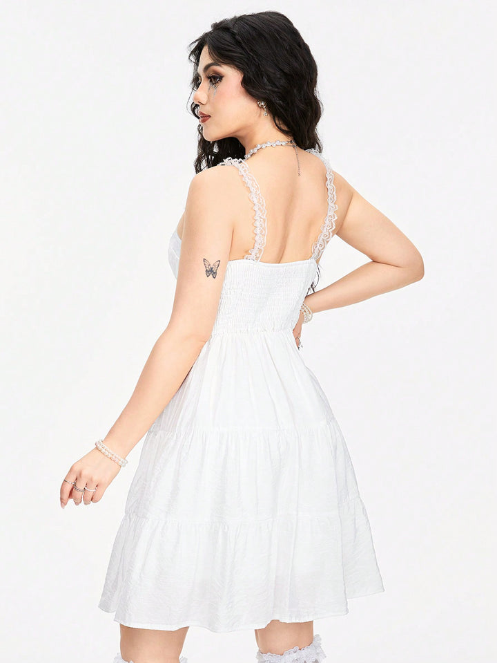 Rochie scurtă SHEIN, alb