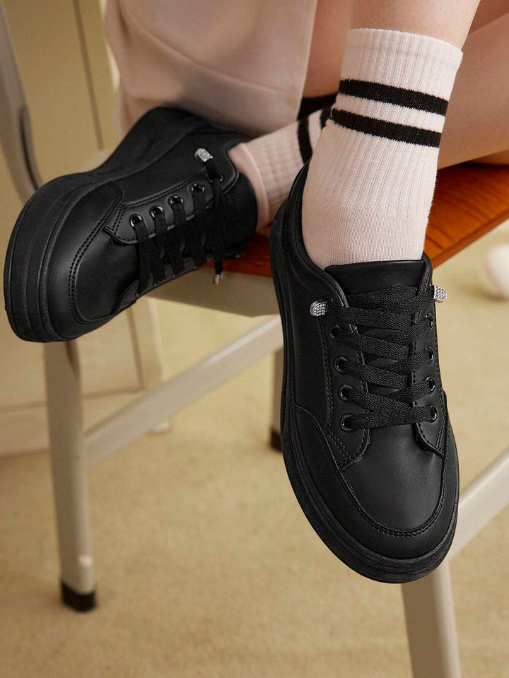Pantofi sport SHEIN, negru