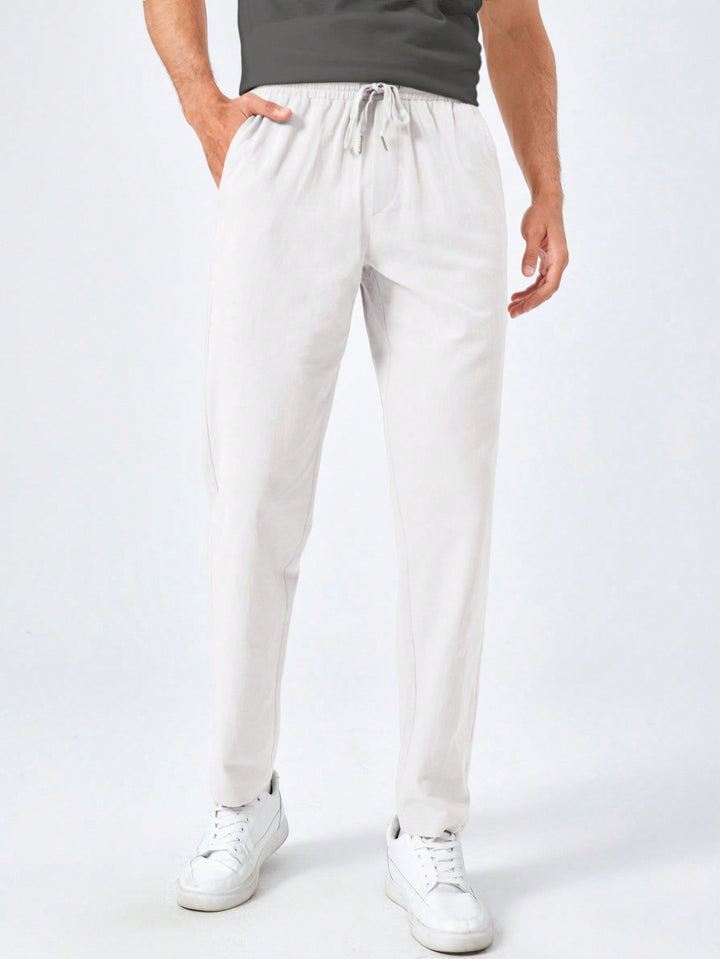 Pantalon SHEIN, alb