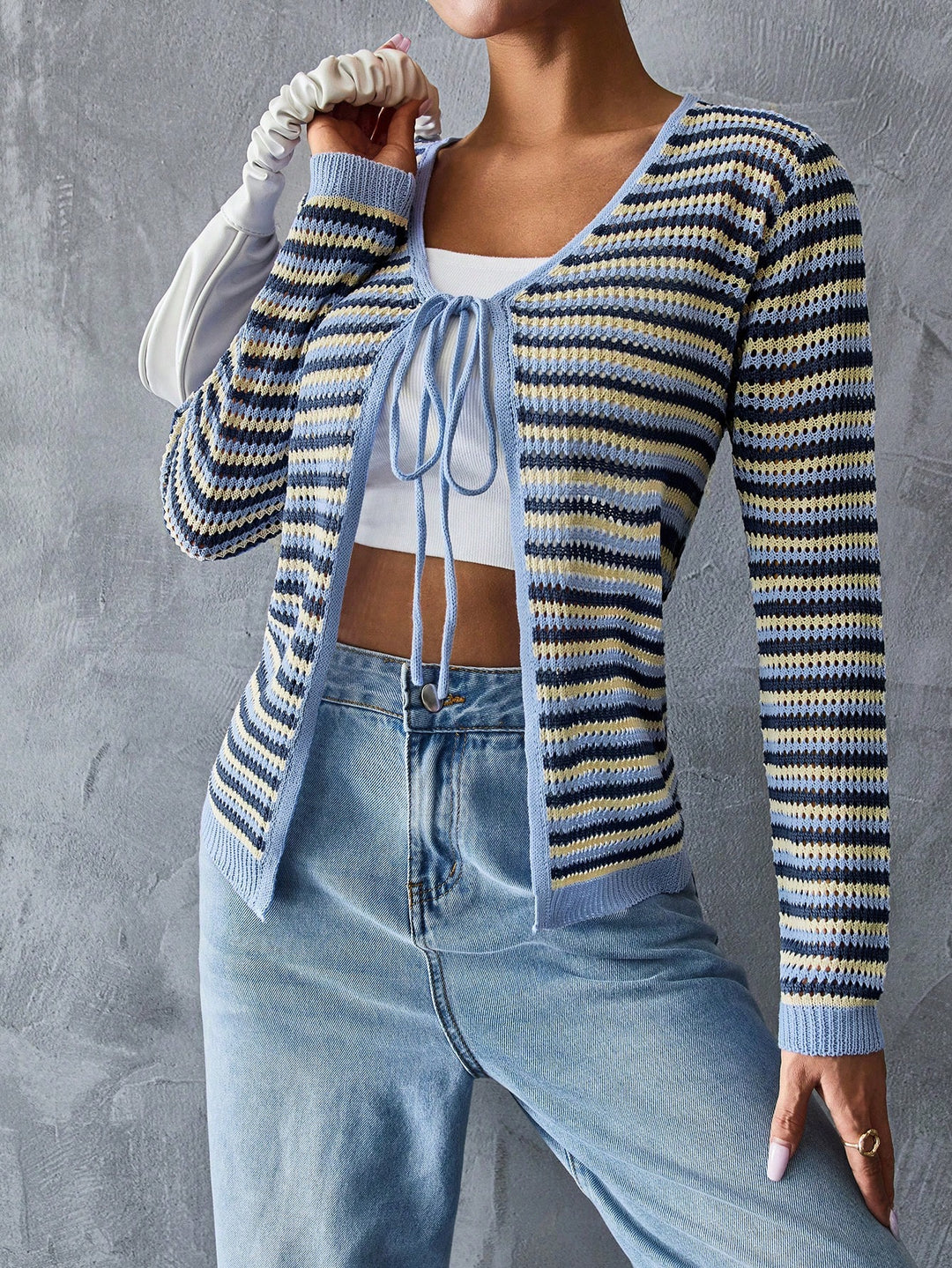 Cardigan SHEIN, albastru