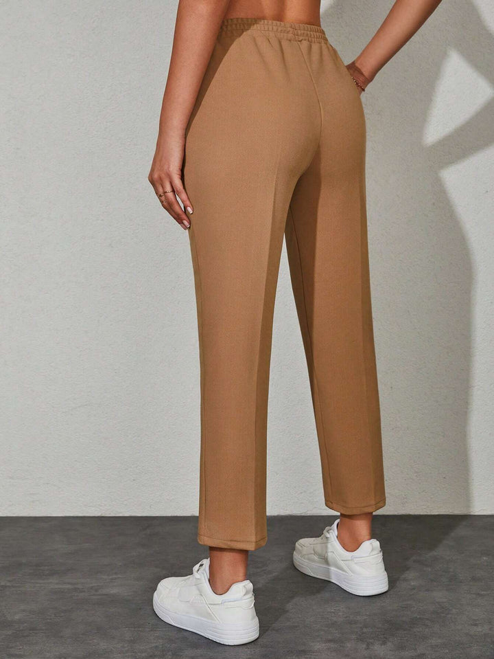 Pantaloni SHEIN, maro