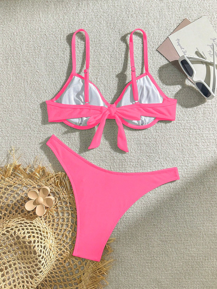 Costum de baie SHEIN, roz