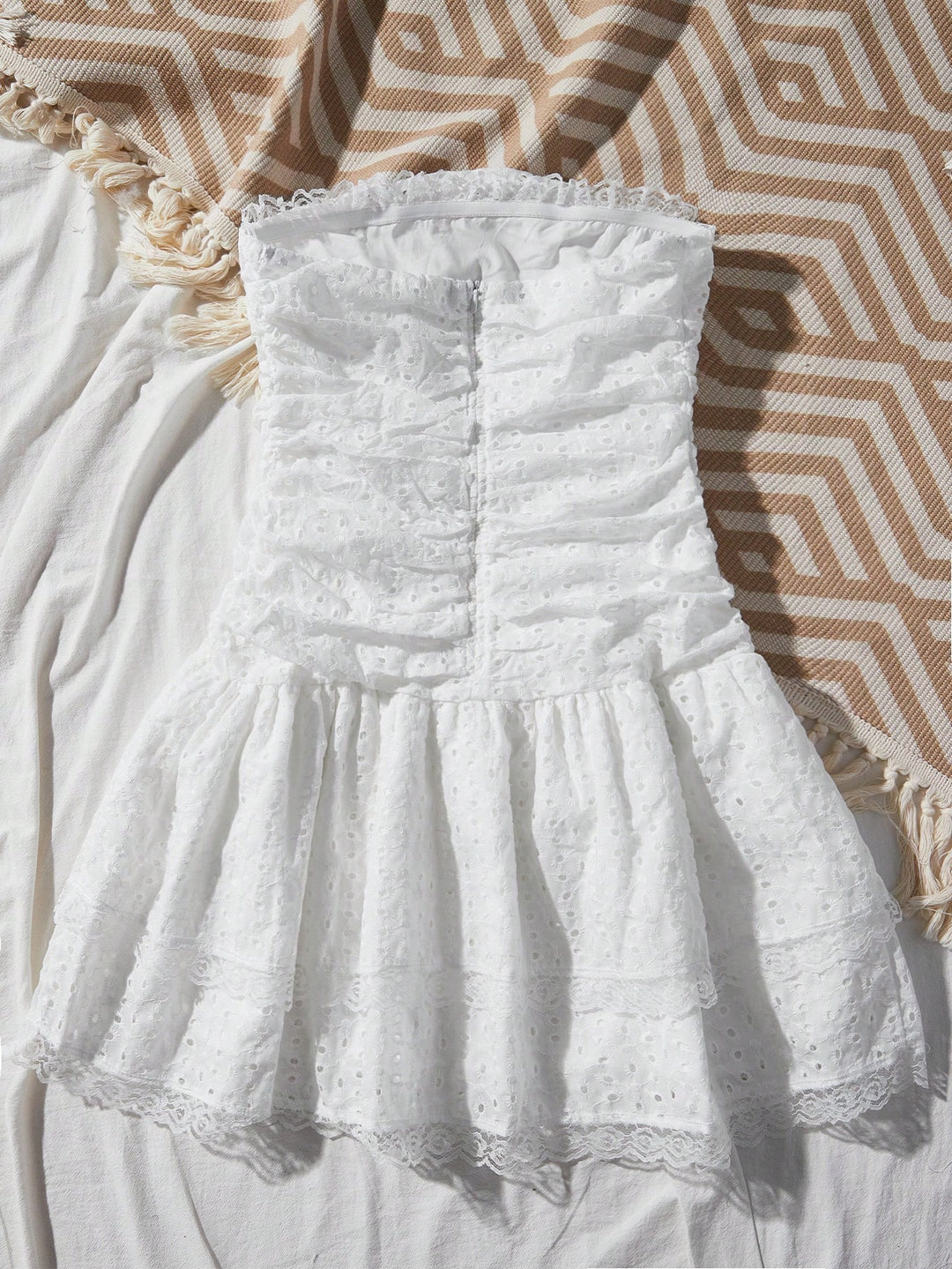 Rochie mini SHEIN, alb