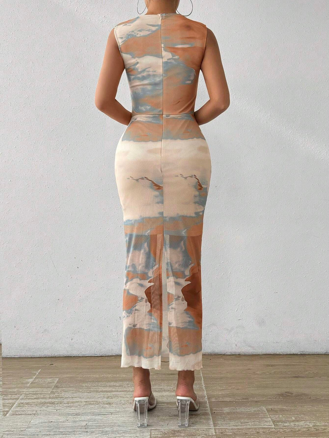 Rochie maxi SHEIN, mix culori