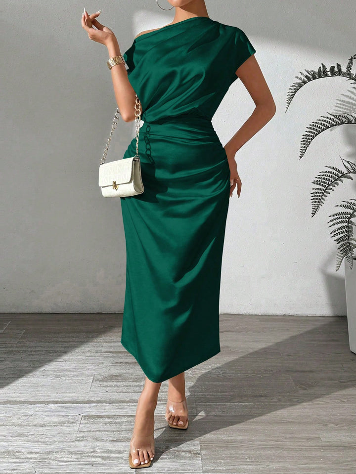 Rochie maxi SHEIN, verde