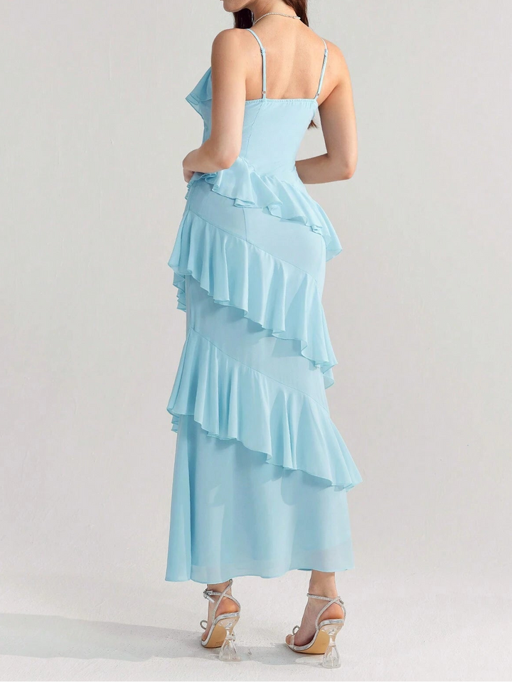 Rochie maxi SHEIN, albastru