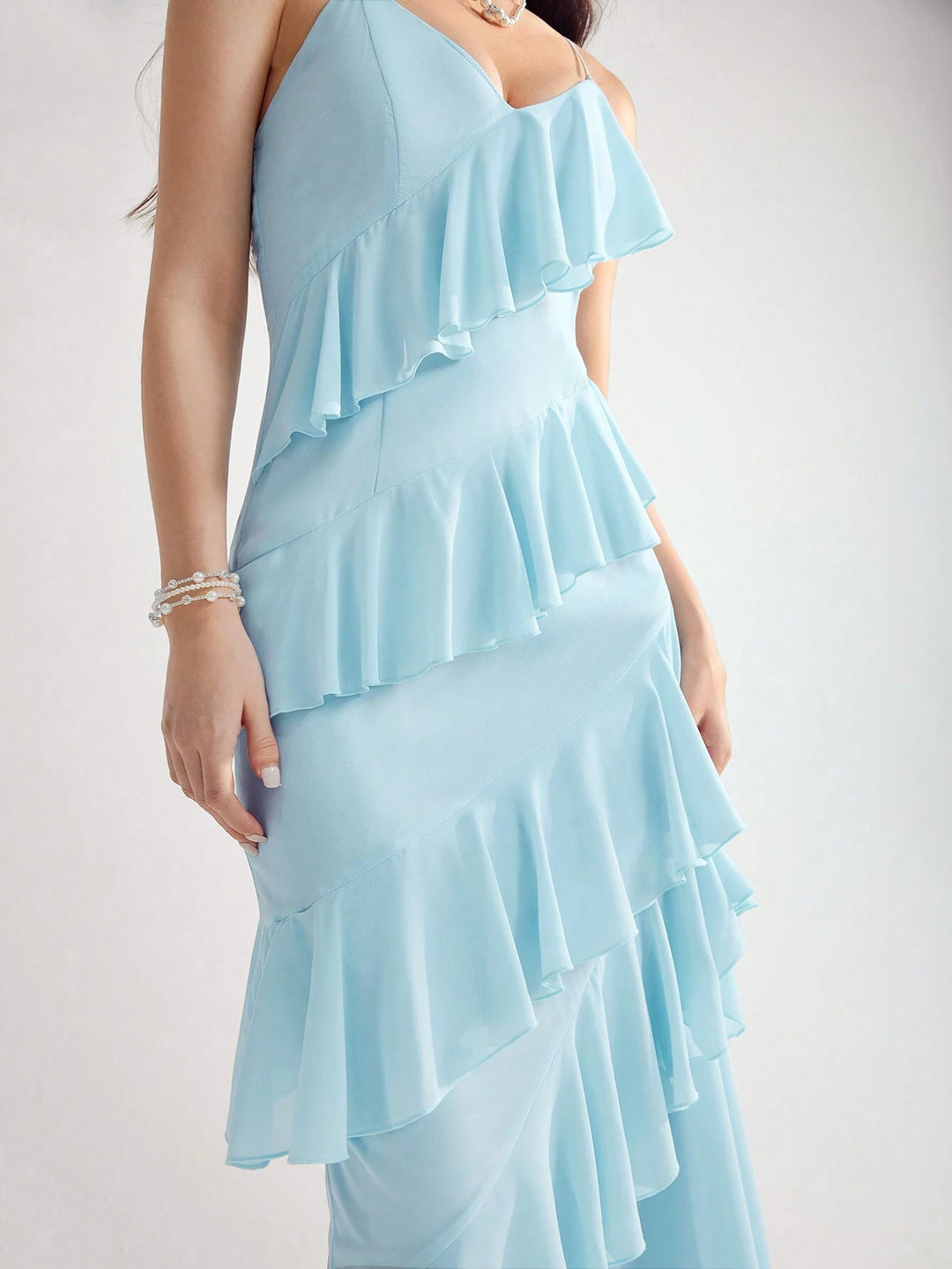 Rochie maxi SHEIN, albastru