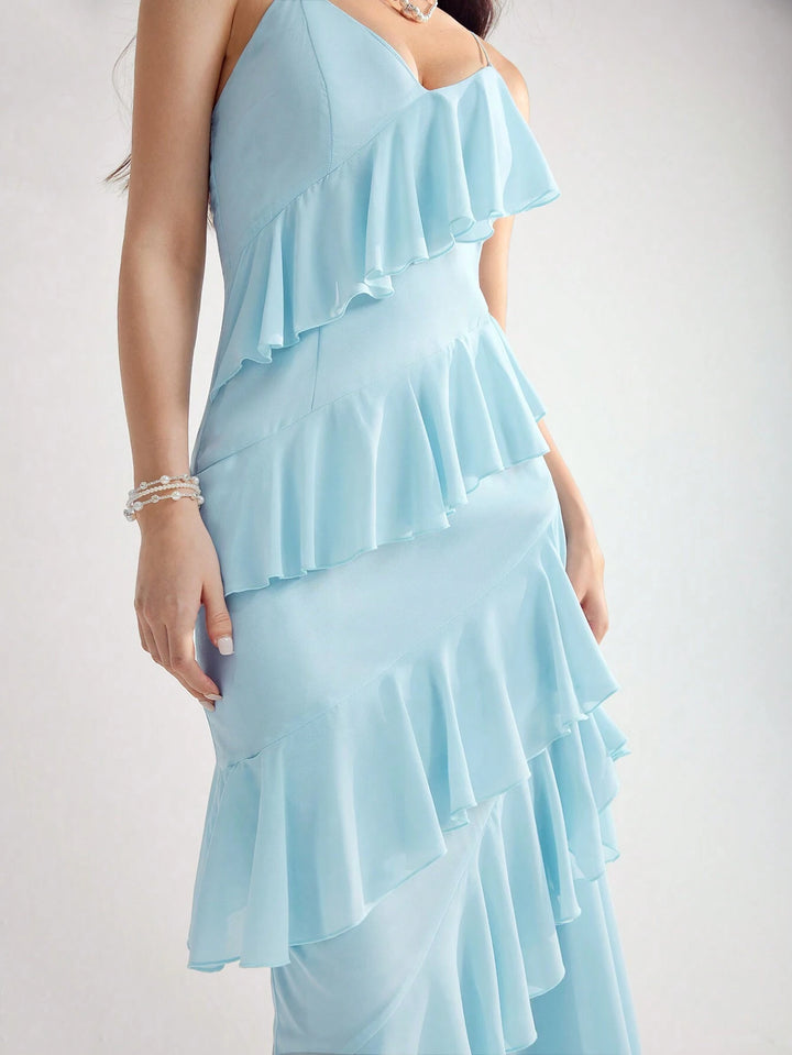 Rochie maxi SHEIN, albastru