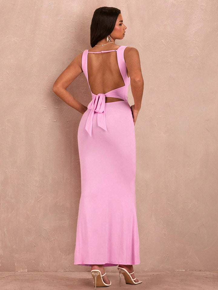 Rochie midi SHEIN, roz