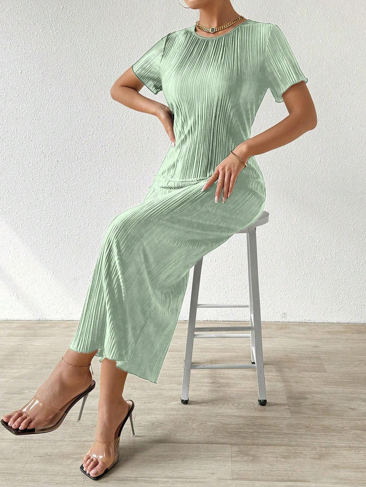 Rochie maxi Shein, verde