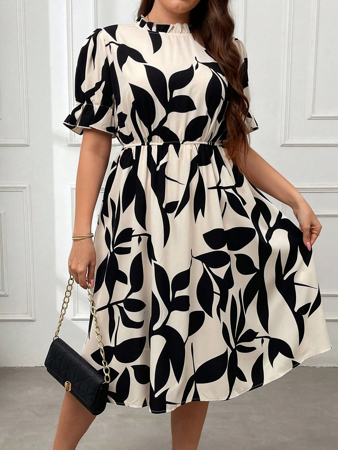 Rochie midi SHEIN, mix culori