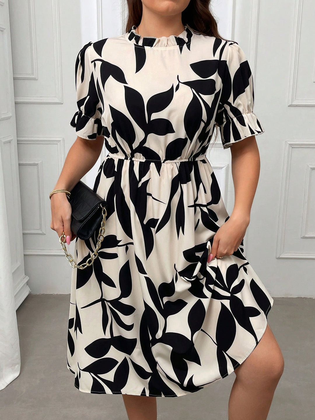 Rochie midi SHEIN, mix culori