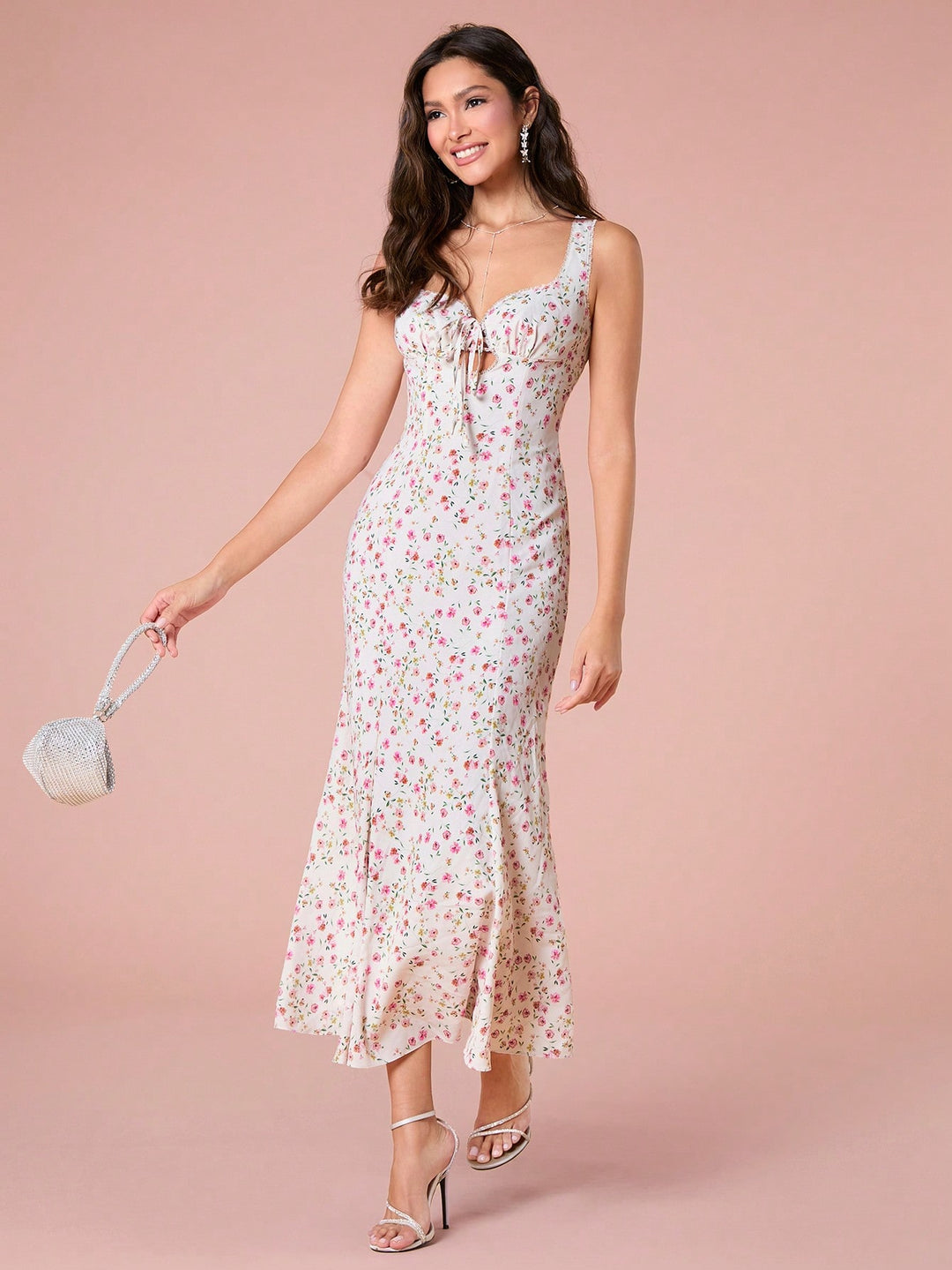 Rochie maxi SHEIN, alb