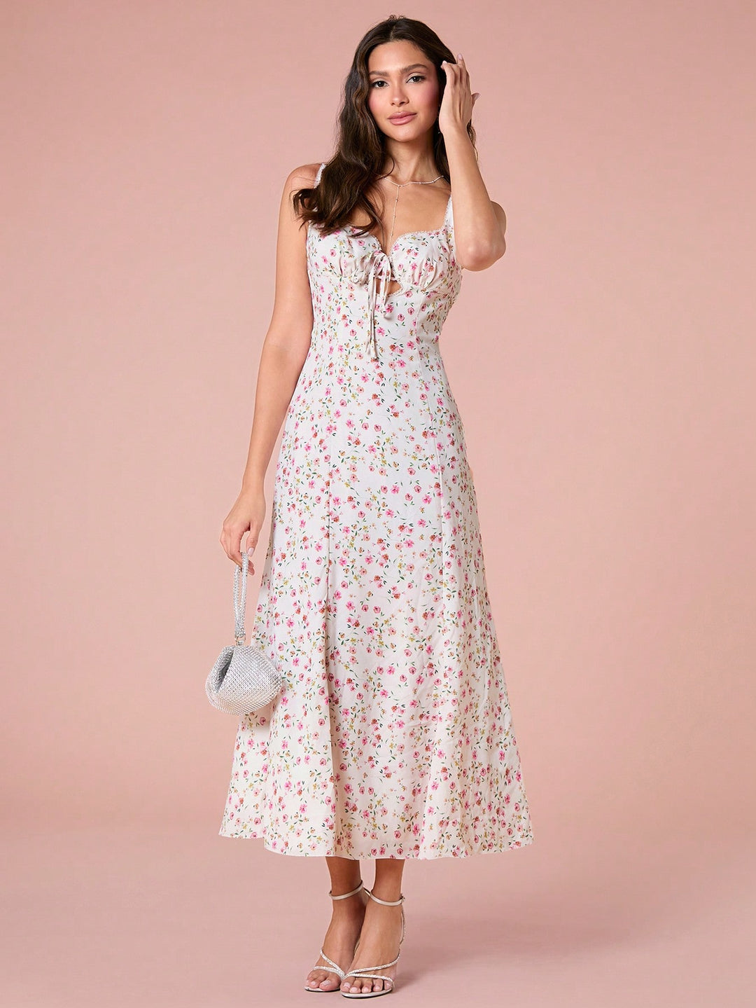 Rochie maxi SHEIN, alb