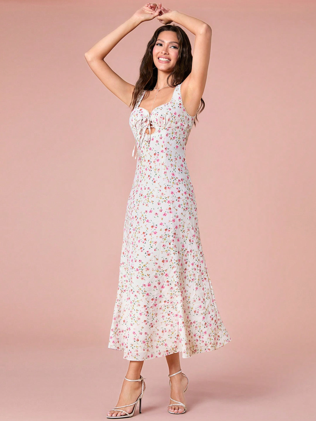 Rochie maxi SHEIN, alb