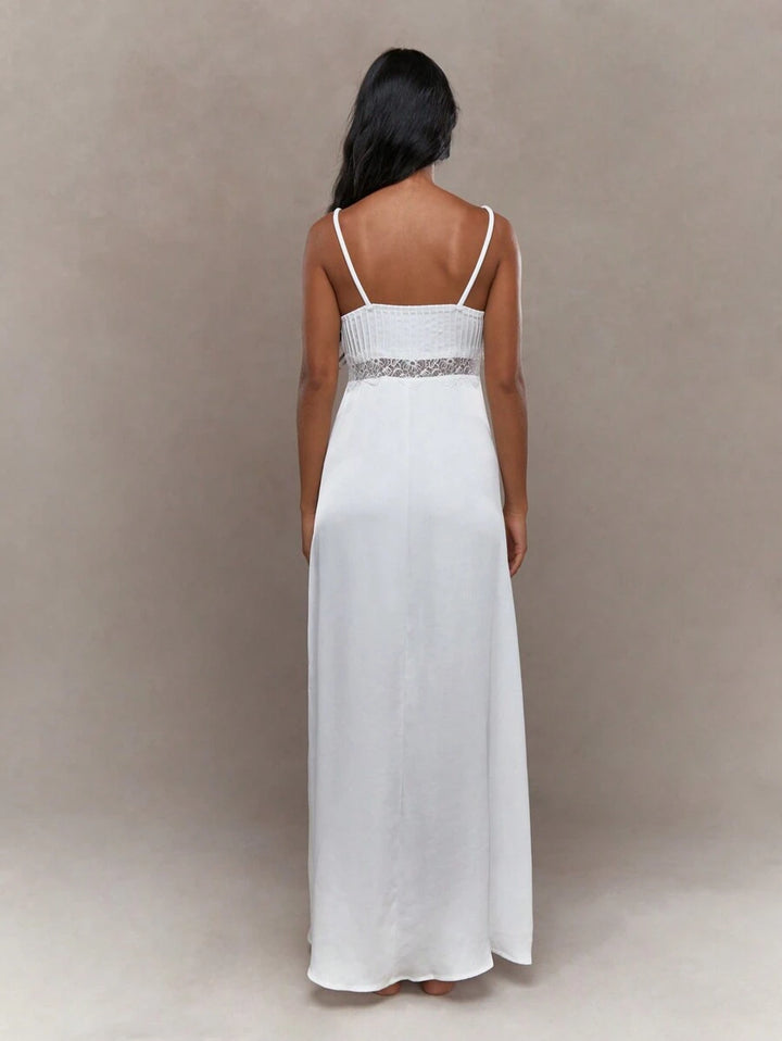 Rochie maxi SHEIN, alb