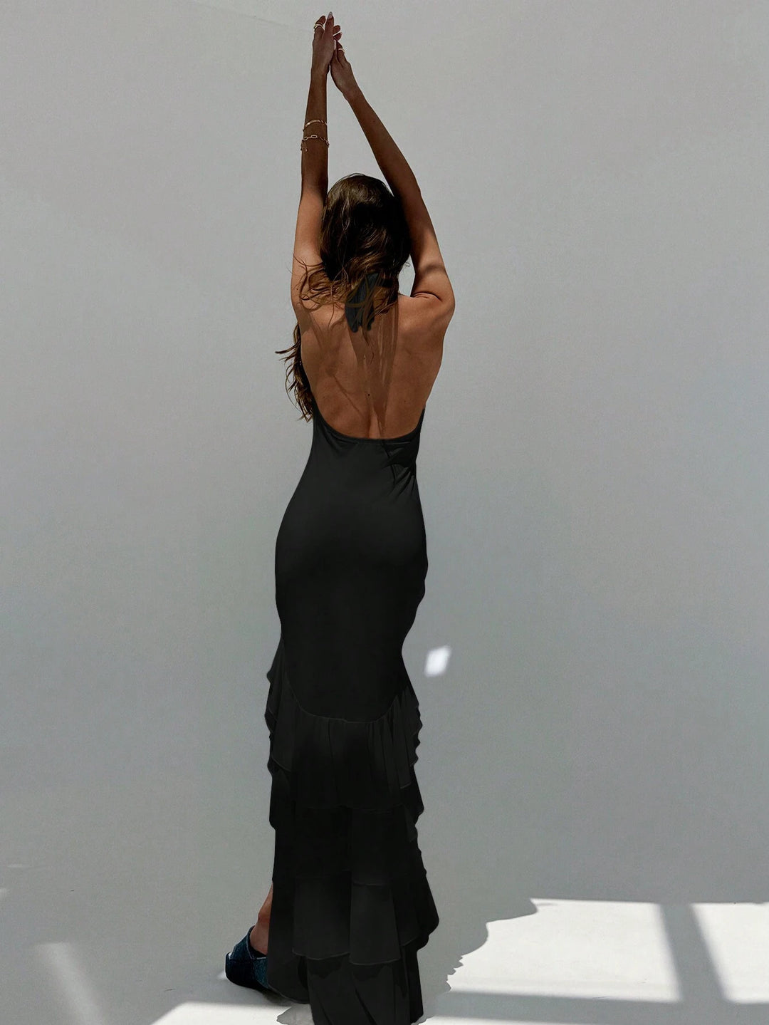 Rochie maxi SHEIN, negru