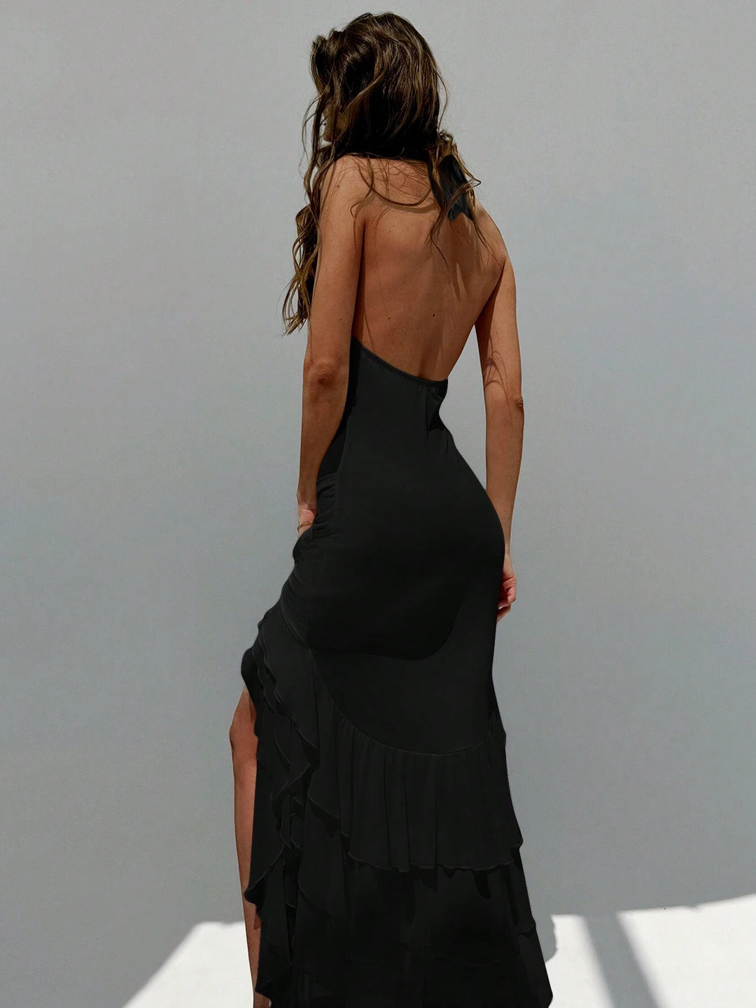 Rochie maxi SHEIN, negru