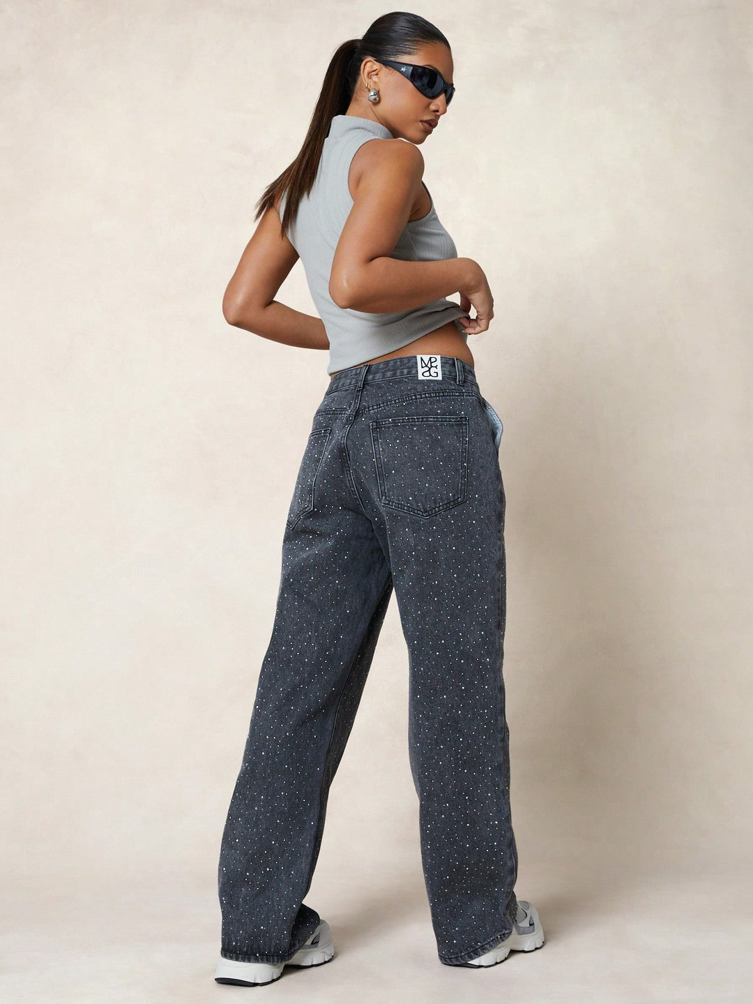 Jeans SHEIN, negru