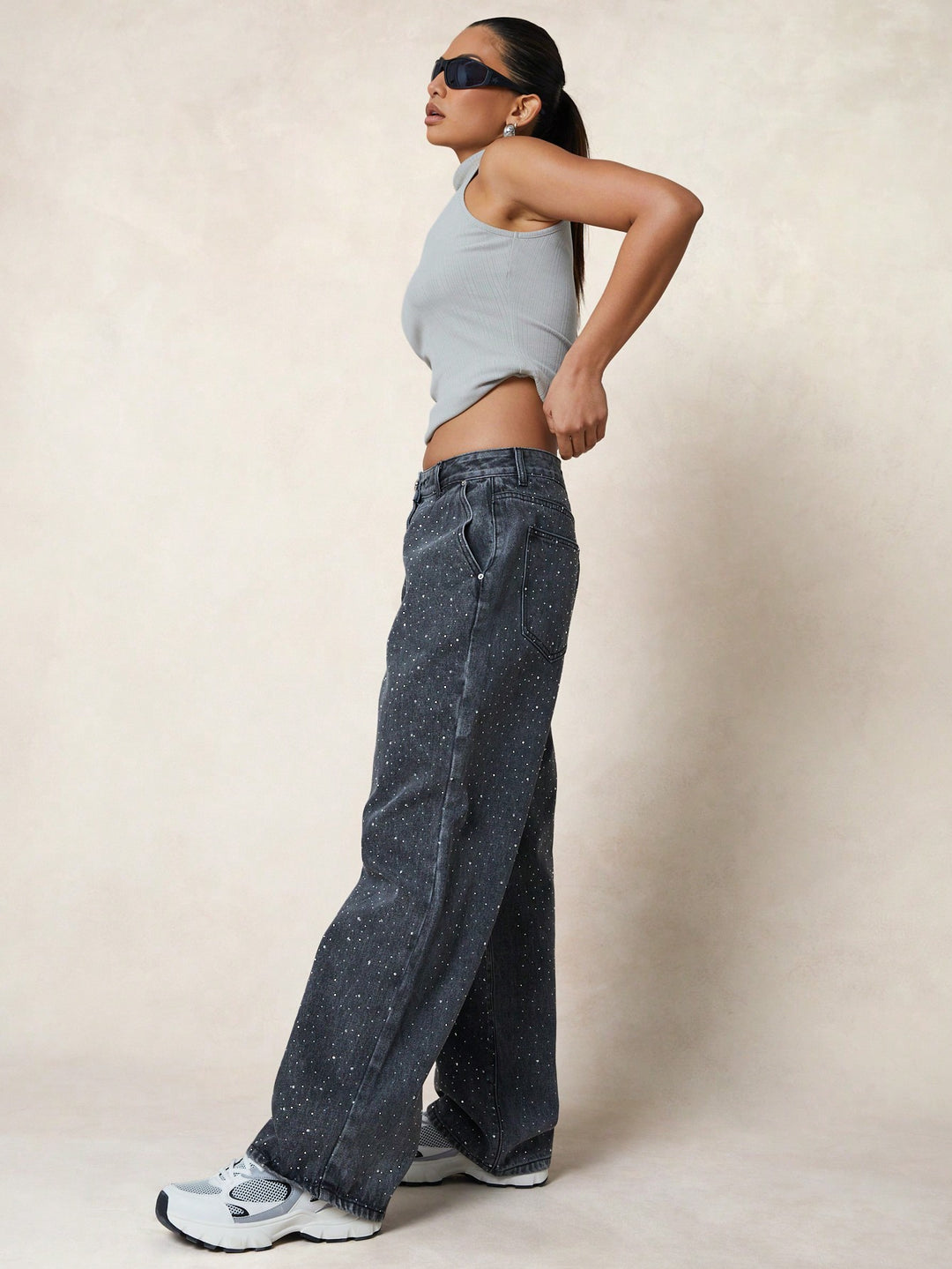 Jeans SHEIN, negru