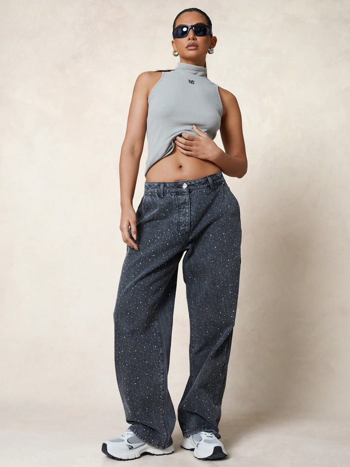Jeans SHEIN, negru