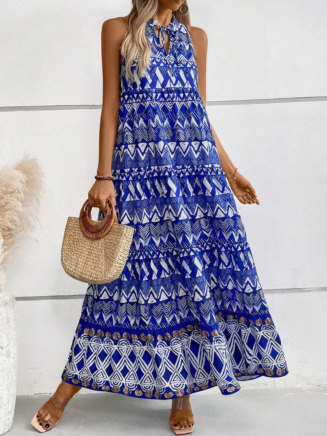 Rochie maxi SHEIN, mix culori