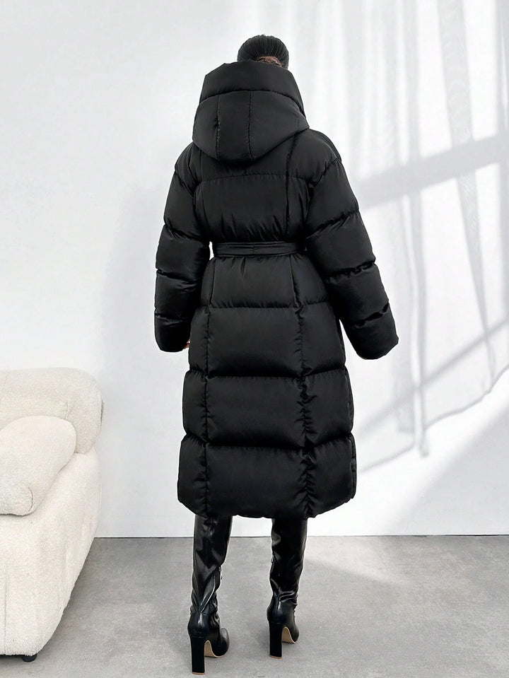 Geacă lungă SHEIN, negru