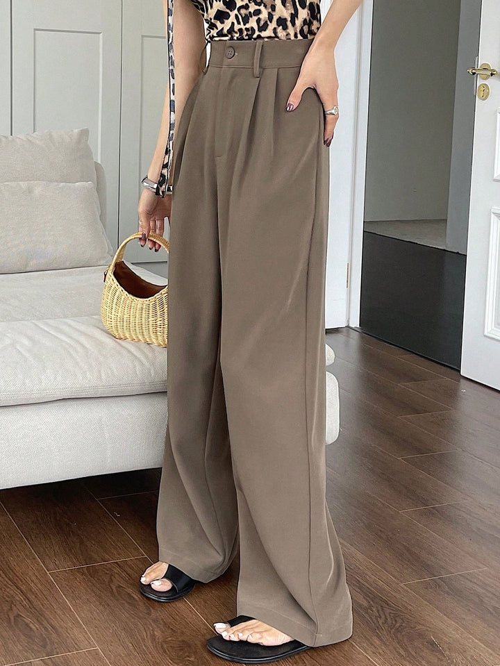 Pantaloni SHEIN, maro