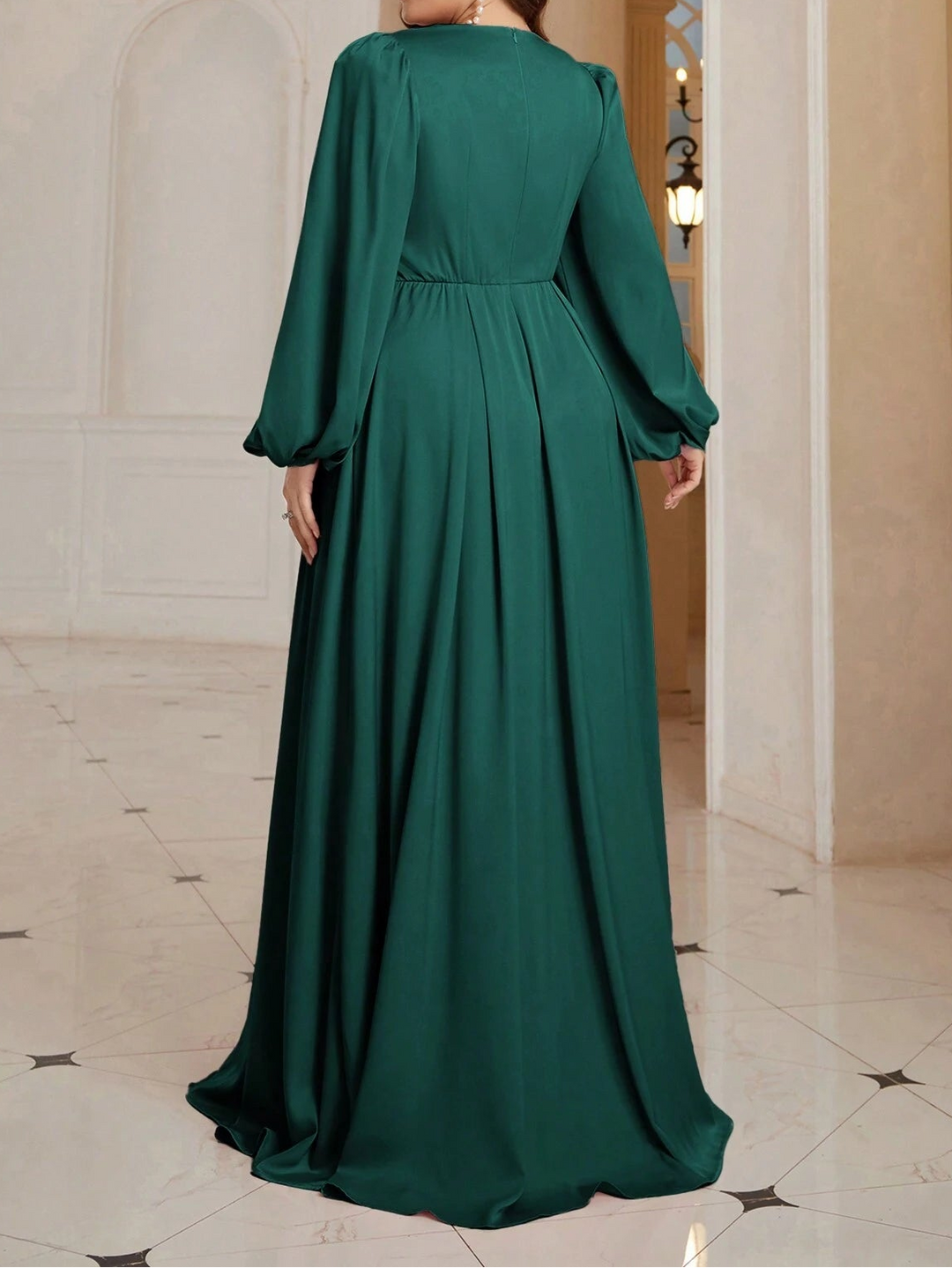 SHEIN zöld maxi ruha
