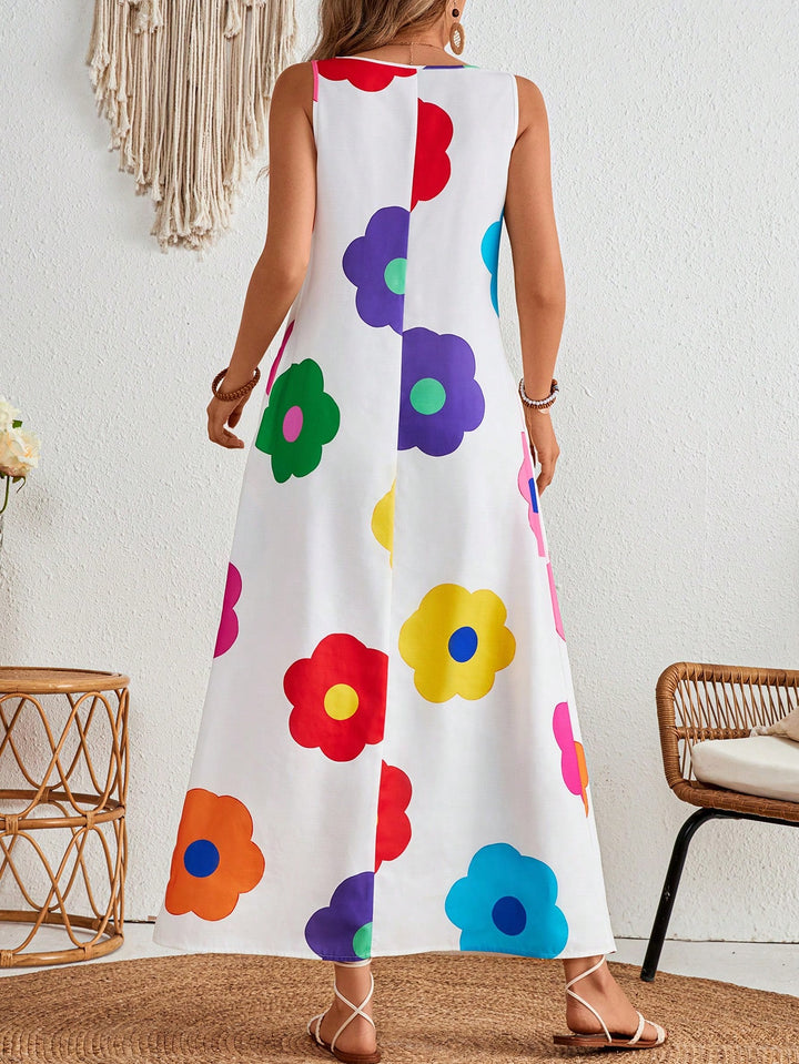 Rochie maxi SHEIN, alb