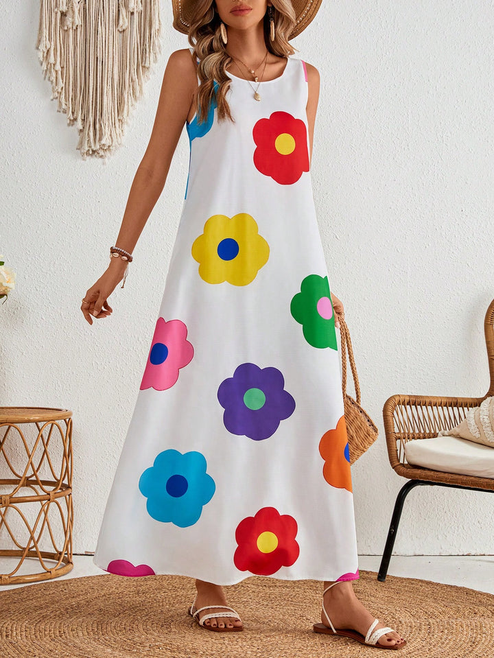 Rochie maxi SHEIN, alb