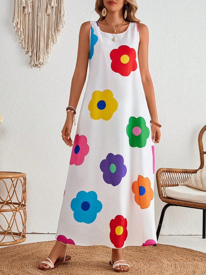 Rochie maxi SHEIN, alb
