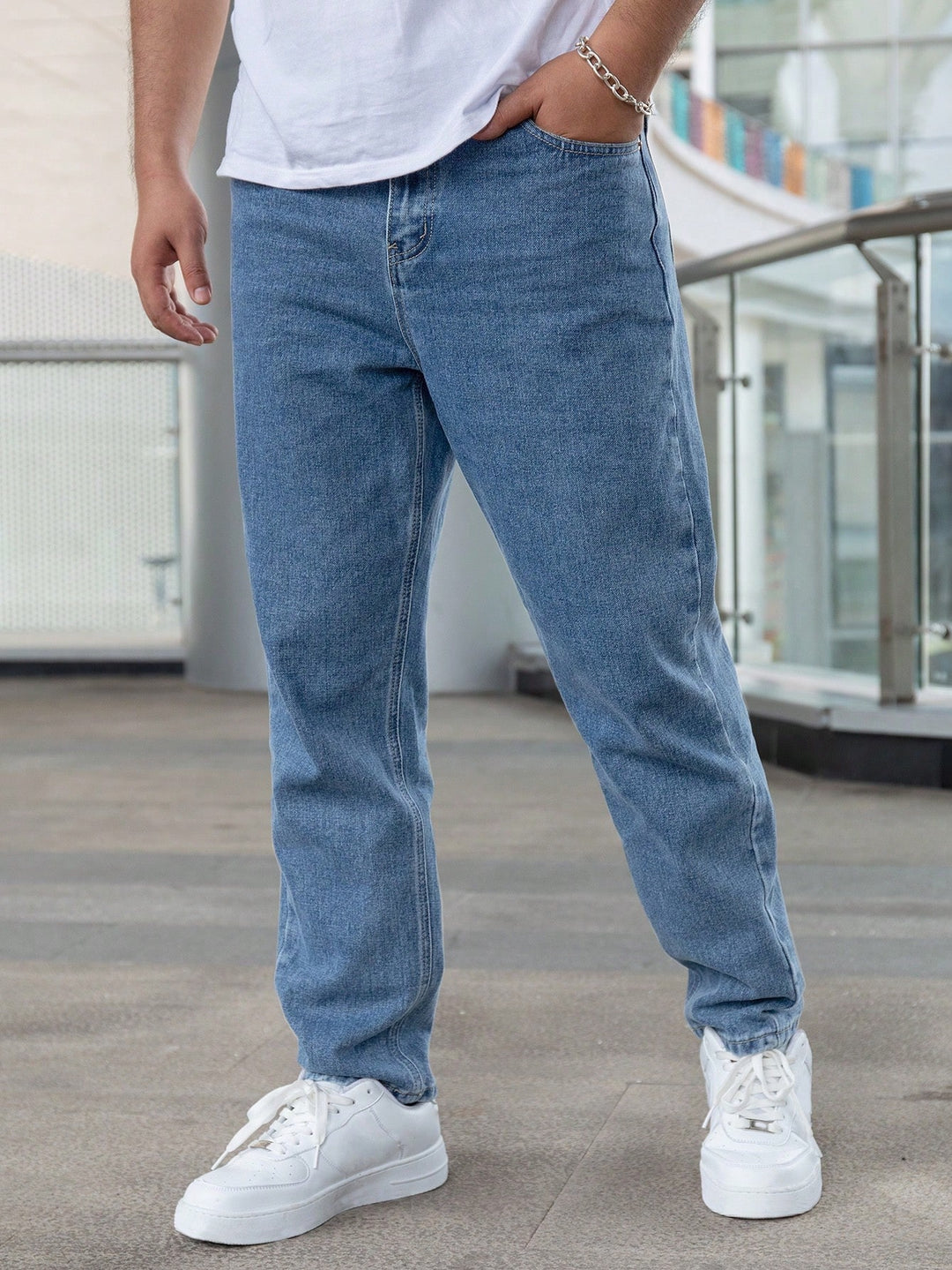 Jeans SHEIN, albastru