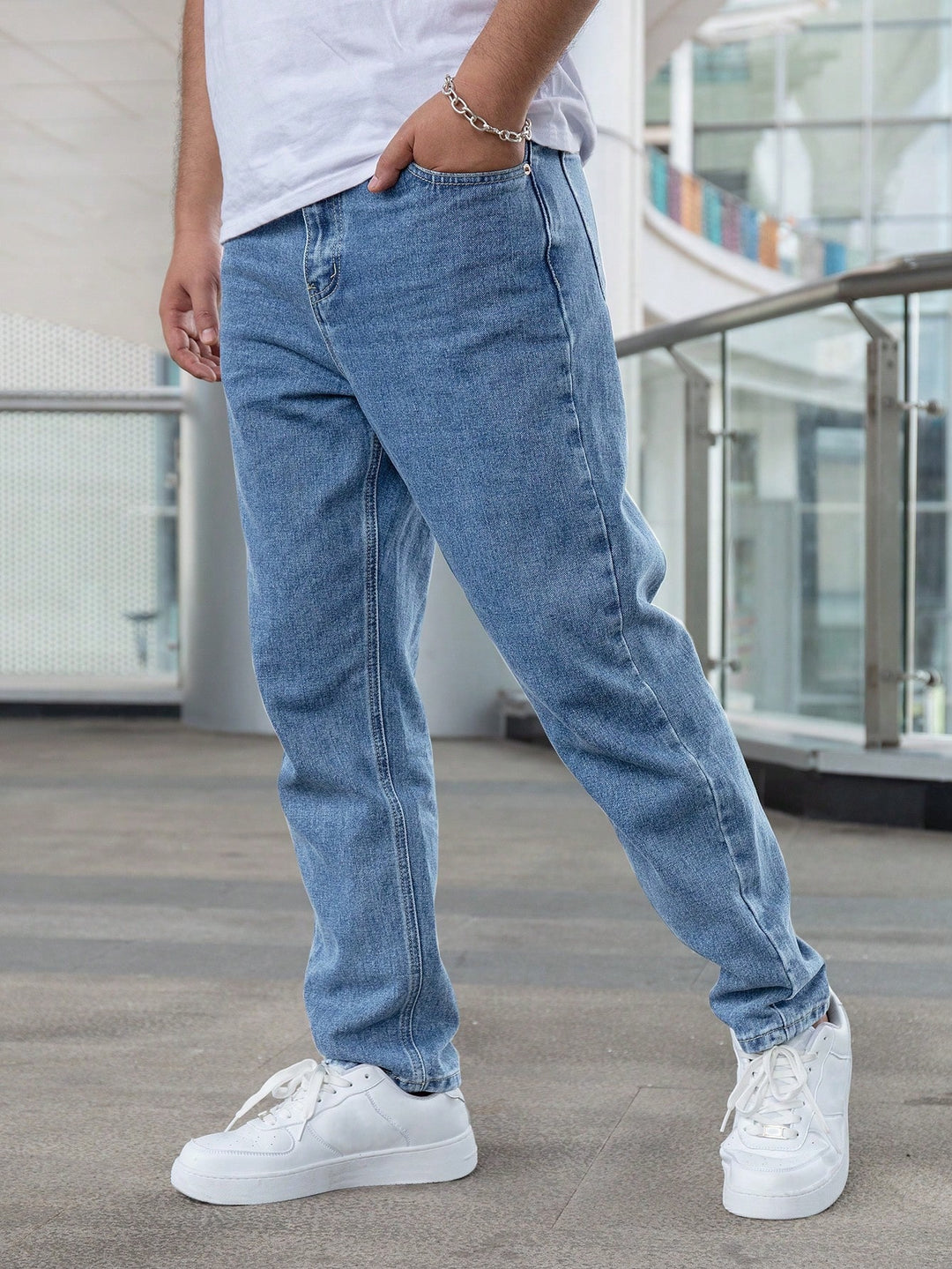 Jeans SHEIN, albastru
