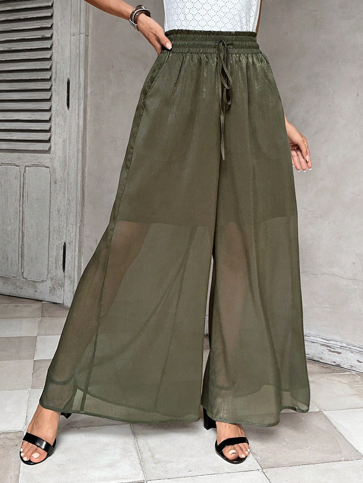 Pantaloni SHEIN, verde