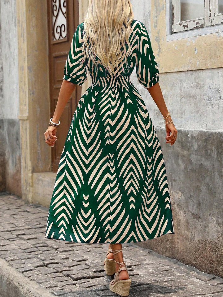Rochie midi Shein, mix culori