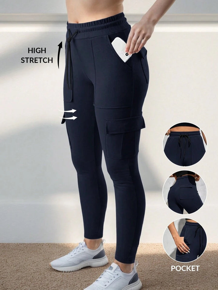 Pantaloni SHEIN, albastru
