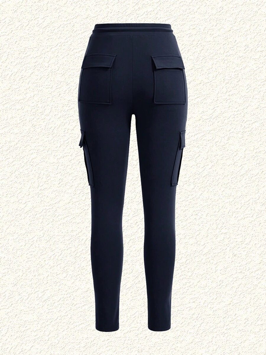 Pantaloni SHEIN, albastru