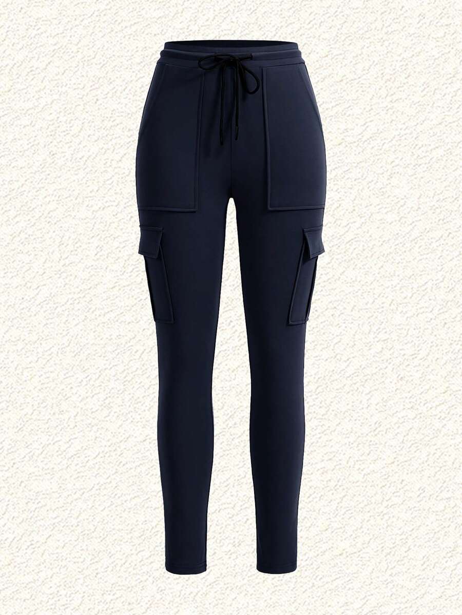 Pantaloni SHEIN, albastru