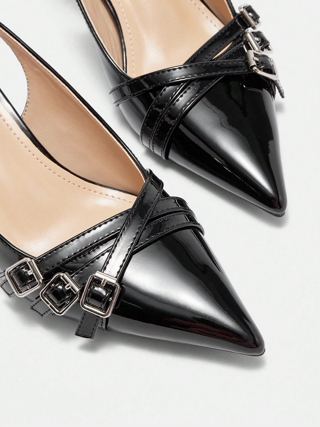Pantofi cu toc SHEIN, negru