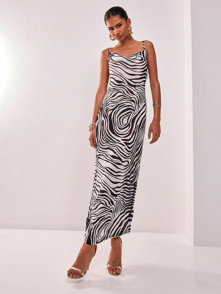 Rochie maxi SHEIN, mix culori