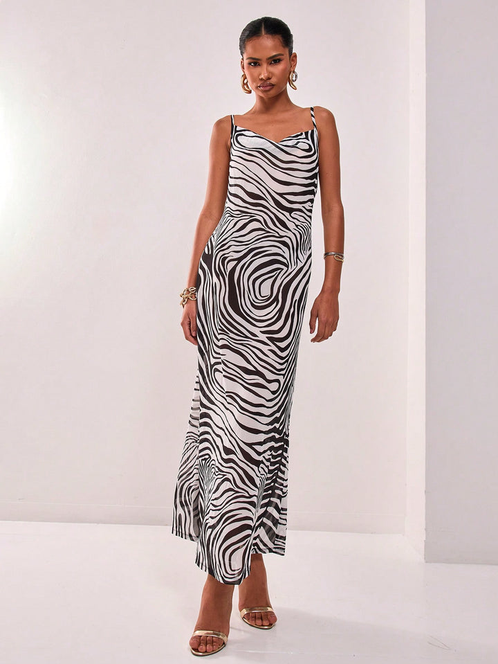 Rochie maxi SHEIN, mix culori