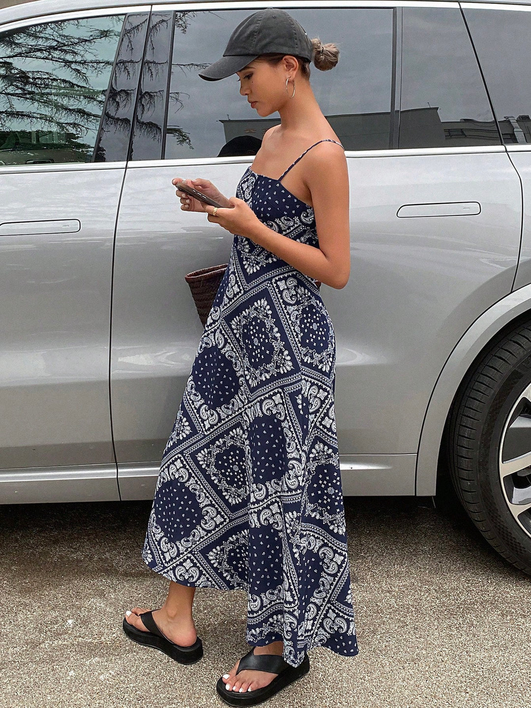 Rochie maxi SHEIN, albastru